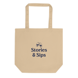 Stories & Sips Tote Bag (Light)