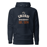 Irish Whiskey Est. 1324 Unisex Hoodie (Dark Colors)