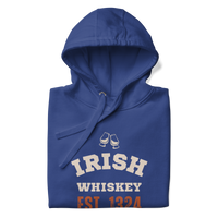 Irish Whiskey Est. 1324 Unisex Hoodie (Dark Colors)