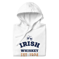 Irish Whiskey Est. 1324 Unisex Hoodie (Light Colors)