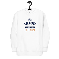 Irish Whiskey Est. 1324 Unisex Hoodie (Light Colors)