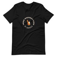 Irish Whiskey Fans of America Stamped Unisex T-Shirt (Dark Colors)