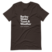 Barley, Water, Yeast & Weather Unisex T-Shirt (Dark Colors)