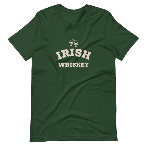 Irish Whiskey Block Letters Unisex T-Shirt