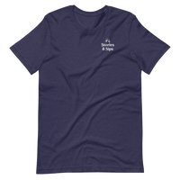 "Stories & Sips" Short-Sleeve Unisex T-Shirt