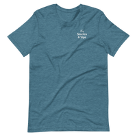 "Stories & Sips" Short-Sleeve Unisex T-Shirt